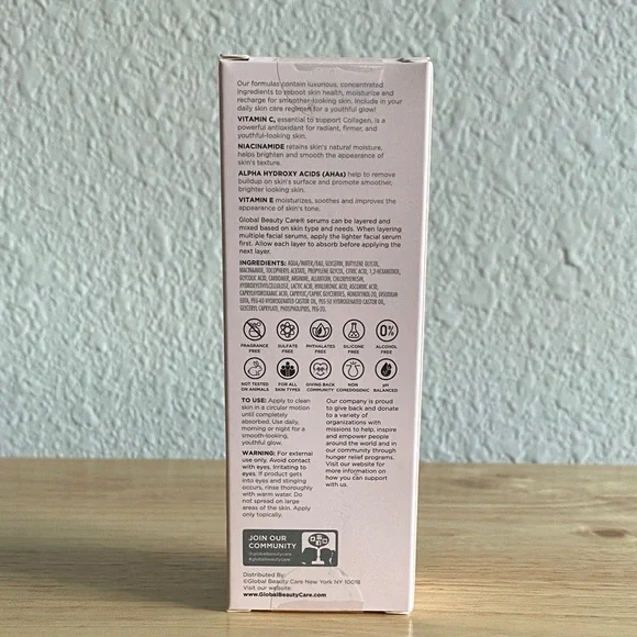 Global Beauty Care Glowing Vitamin C Facial Serum - Picture 3 of 11